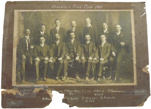Northcote Rifle Club's earliest photograph